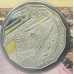 AUSTRALIA 2020 . FIFTY 50 CENTS COIN . INDIAN PACIFIC . COLOURED OVERLAY